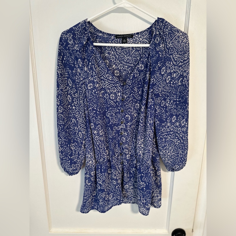 Banana Republic Floral Blouse